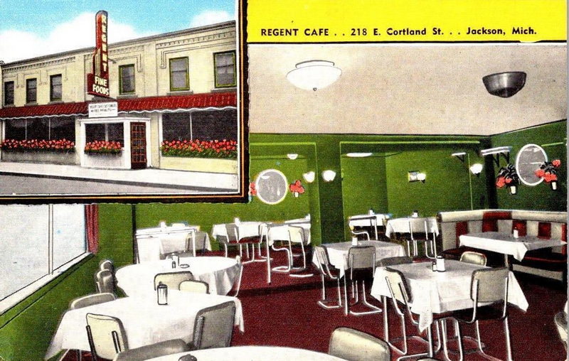 Regent Cafe - Postcard (newer photo)